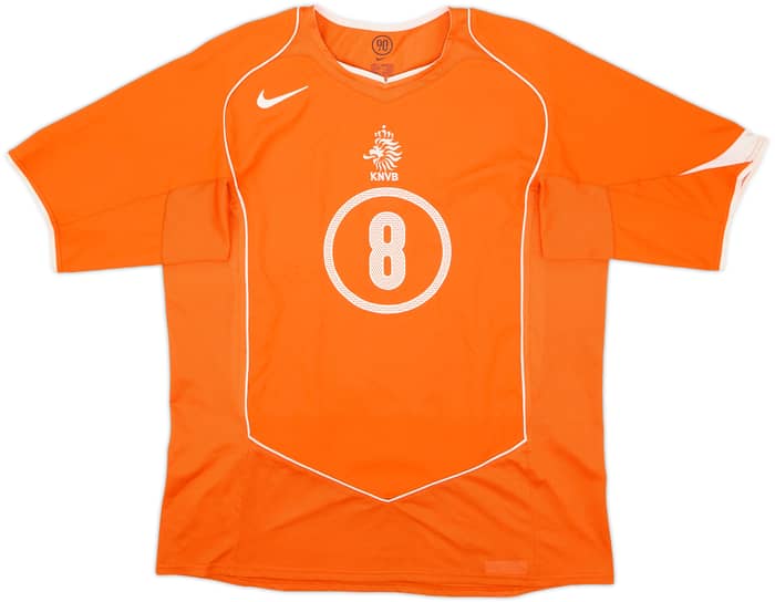 2004-06 Netherlands Home Shirt Davids #8 - 6/10 - (L)