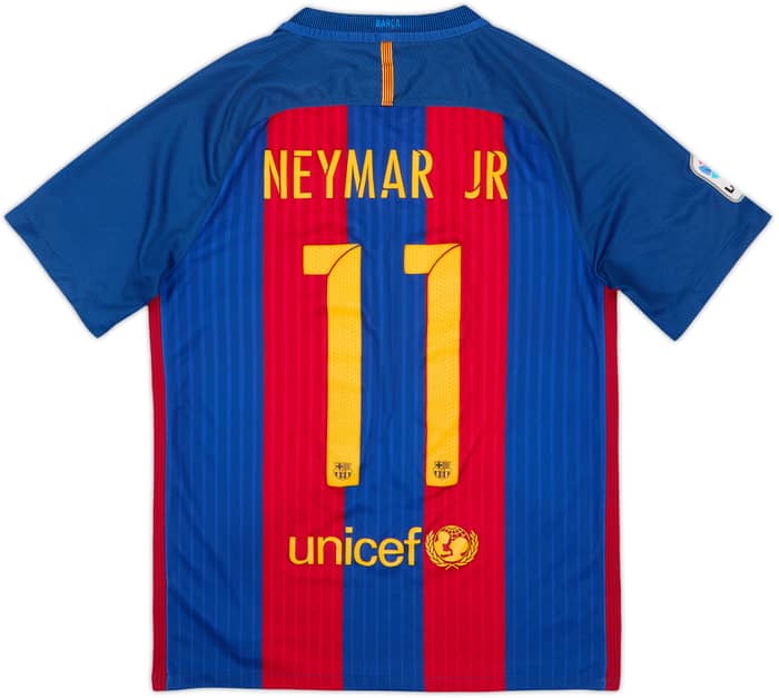2016-17 Barcelona Home Shirt Neymar Jr #11 - 4/10 - (S)