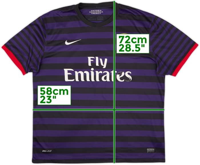 2012-13 Arsenal Away Shirt - 4/10 - (XL)