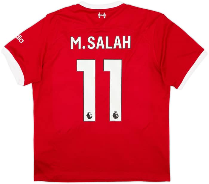 2023-24 Liverpool Home Shirt M.Salah #11 - 8/10 - (L)