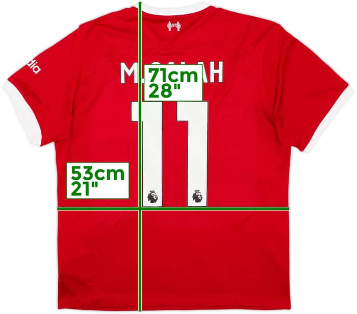 2023-24 Liverpool Home Shirt M.Salah #11 - 8/10 - (L)