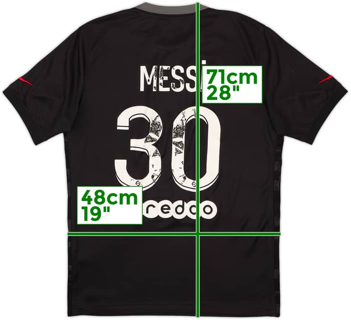 2021-22 Paris Saint-Germain Third Shirt Messi #30 - 5/10 - (M)