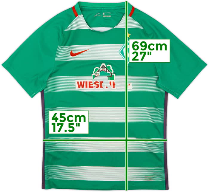2016-17 Werder Bremen Home Shirt - 4/10 - (S)