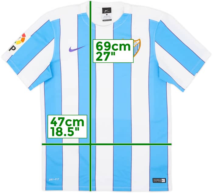 2015-16 Malaga Home Shirt - 7/10 - (S)