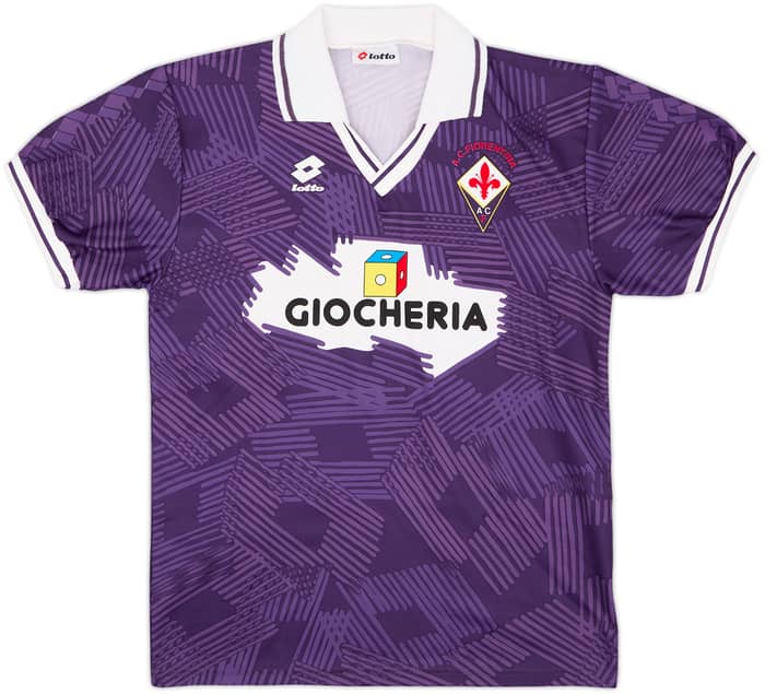 1991-92 Fiorentina Home Shirt #10 - 7/10 - (M)
