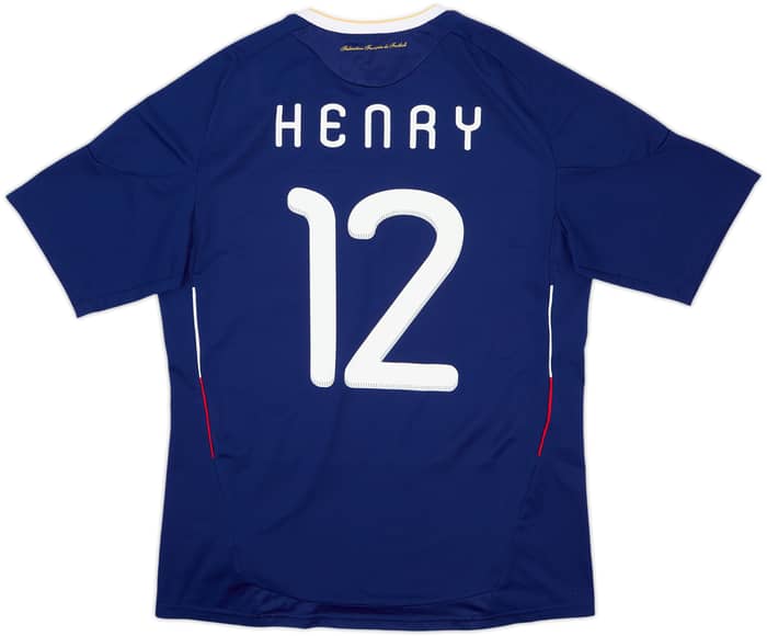 2009-10 France Home Shirt Henry #12 - 6/10 - (L)