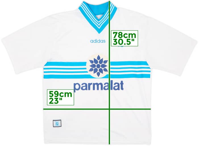 1996-97 Olympique Marseille Home Shirt - 6/10 - (XL)