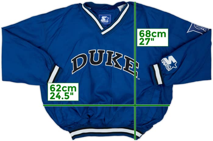 1990s Duke Blue Devils Starter Pullover Rain Jacket - 8/10 - (L)