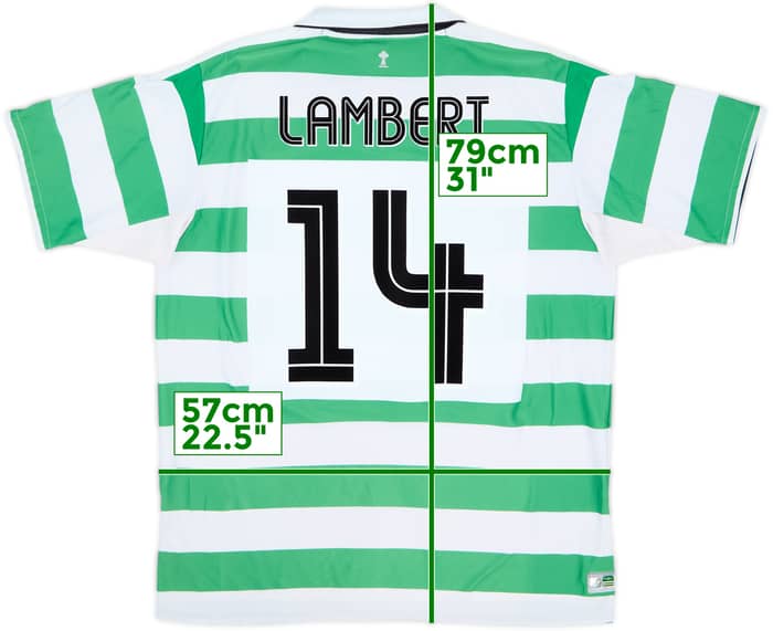 2004-05 Celtic Home Shirt Lambert #14 - 6/10 - (XL)