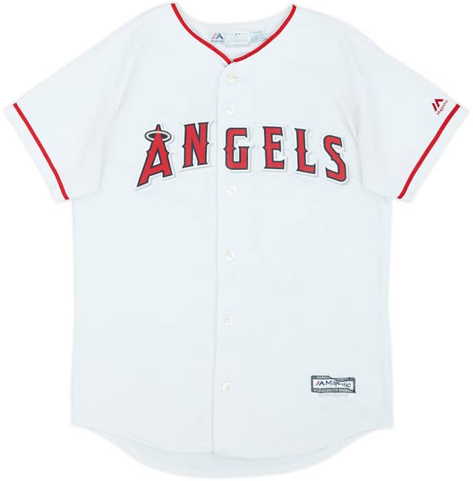 2015-19 LA Angels Pujols #5 Majestic Home Jersey - 6/10 - (L.Boys)