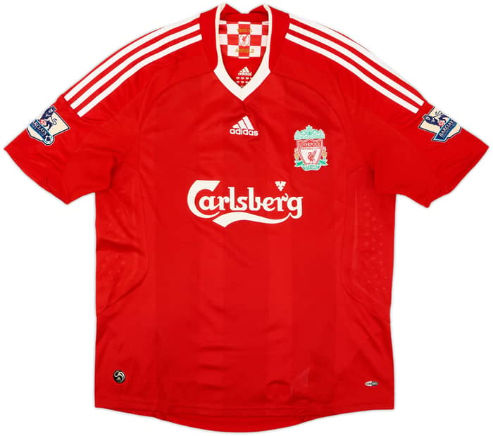 2008-10 Liverpool Home Shirt Gerrard #8 - 6/10 - (L)