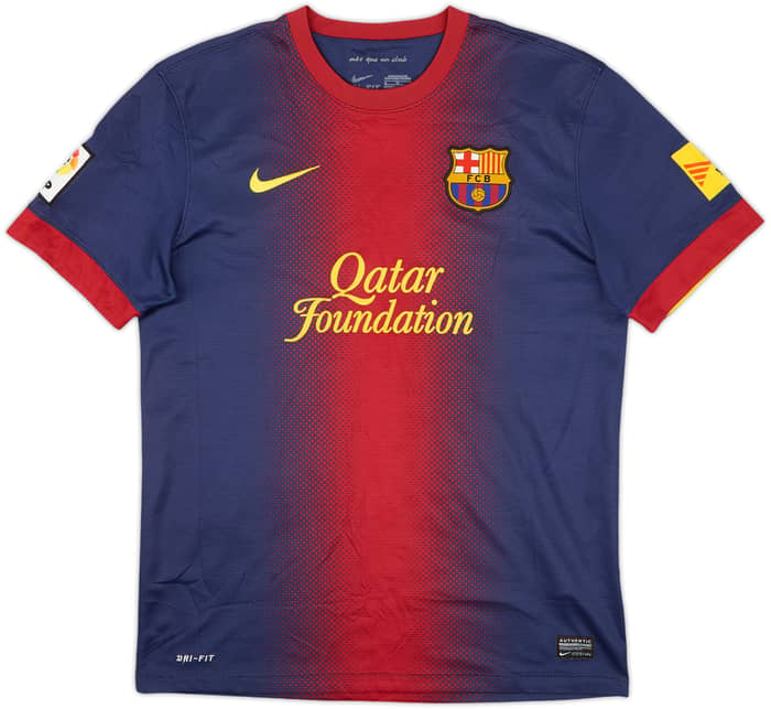 2012-13 Barcelona Home Shirt Messi #10 - 8/10 - (M)