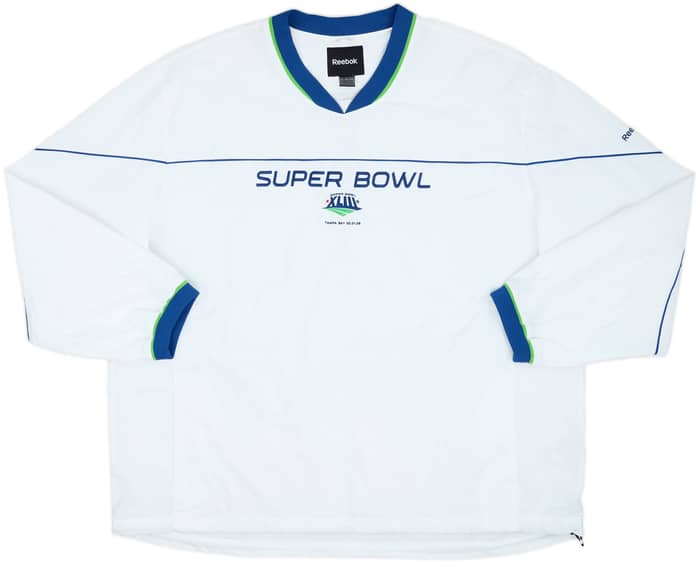2009 Super Bowl XLIII Reebok Pullover Windbreaker Jacket - 7/10 - (4XL)