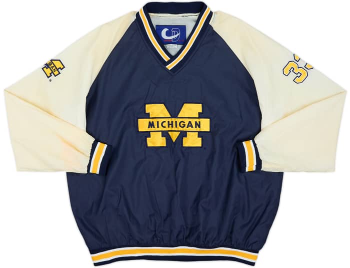1990s Michigan Wolverines Colorado Pullover Rain Jacket - 8/10 - (XL)