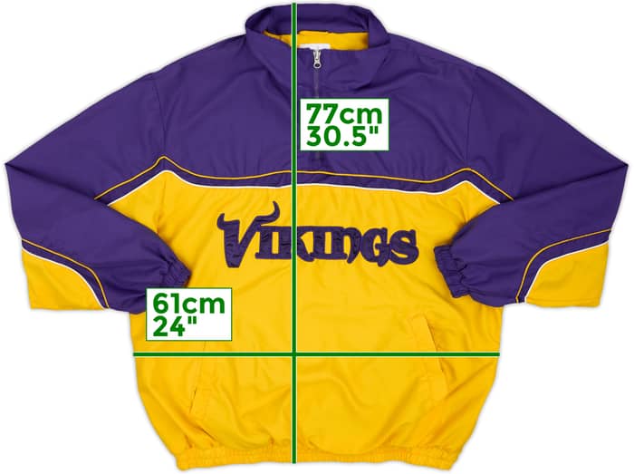 2008 Minnesota Vikings NFL 1/4 Zip Jacket - 8/10 - (XL)