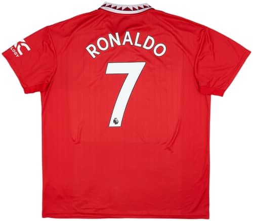 2022-23 Manchester United Home Shirt Ronaldo #7 - 6/10 - (XL)
