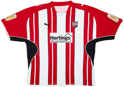 2009-10 Brentford Home Shirt - 7/10 - (XXL)
