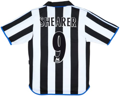 1999-00 Newcastle Home Shirt Shearer #9 - 9/10 - (S)