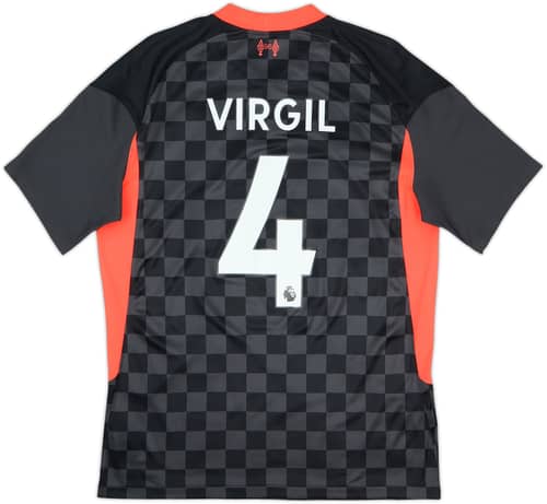 2020-21 Liverpool Third Shirt Virgil #4 - 10/10 - (M)