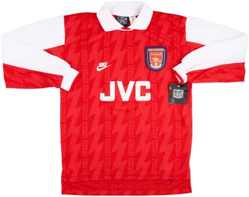 1994-96 Arsenal Player Issue Home L/S Shirt #8 (S)