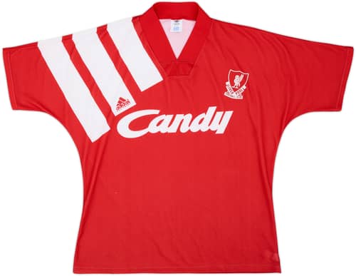 1991-92 Liverpool Home Shirt - 7/10 - (L)