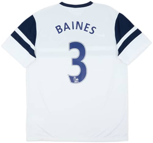 2013-14 Everton Third Shirt Baines #3 - 6/10 - (L)