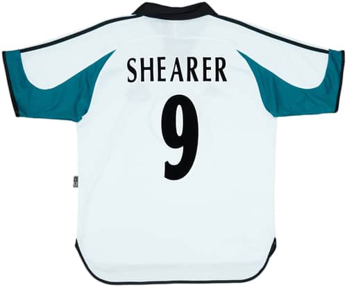 1999-00 Newcastle Away Shirt Shearer #9 - 8/10 - (L)