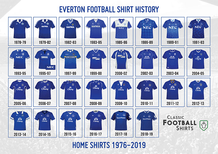 everton football jersey