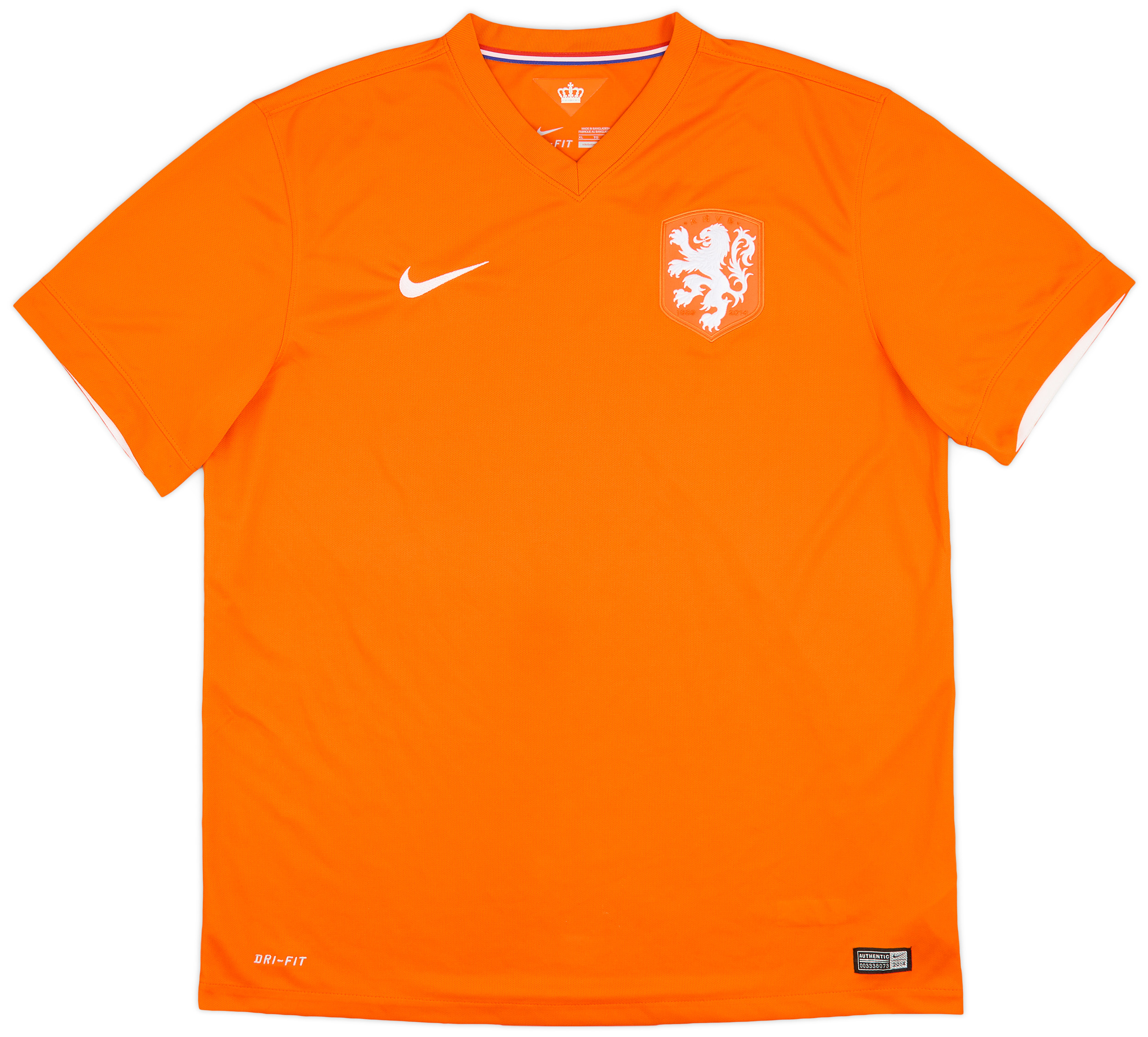2014 15 Netherlands Home Shirt 1010 Xl