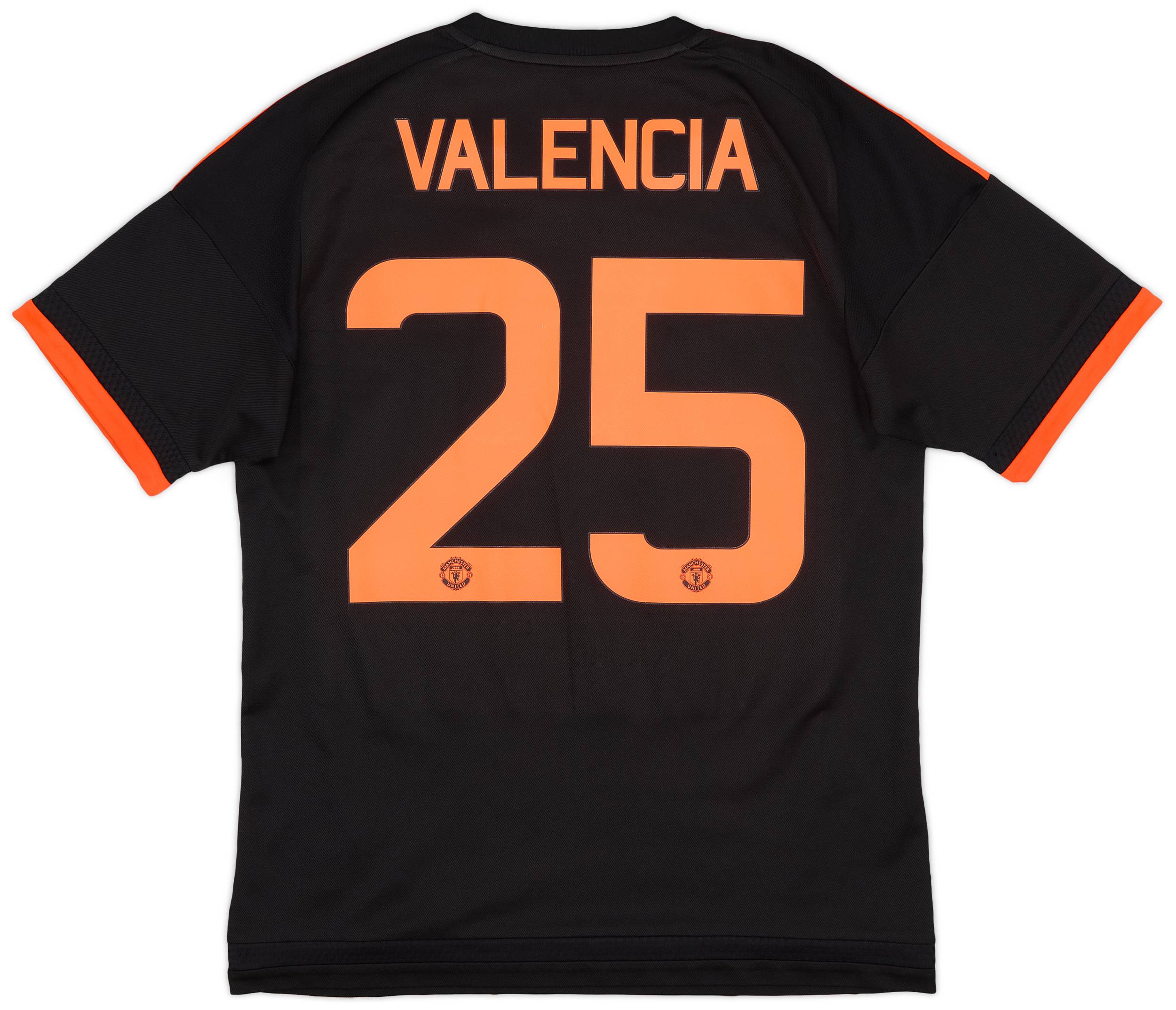 2015-16 Manchester United Third Shirt Valencia #25 - 9/10 - (M)