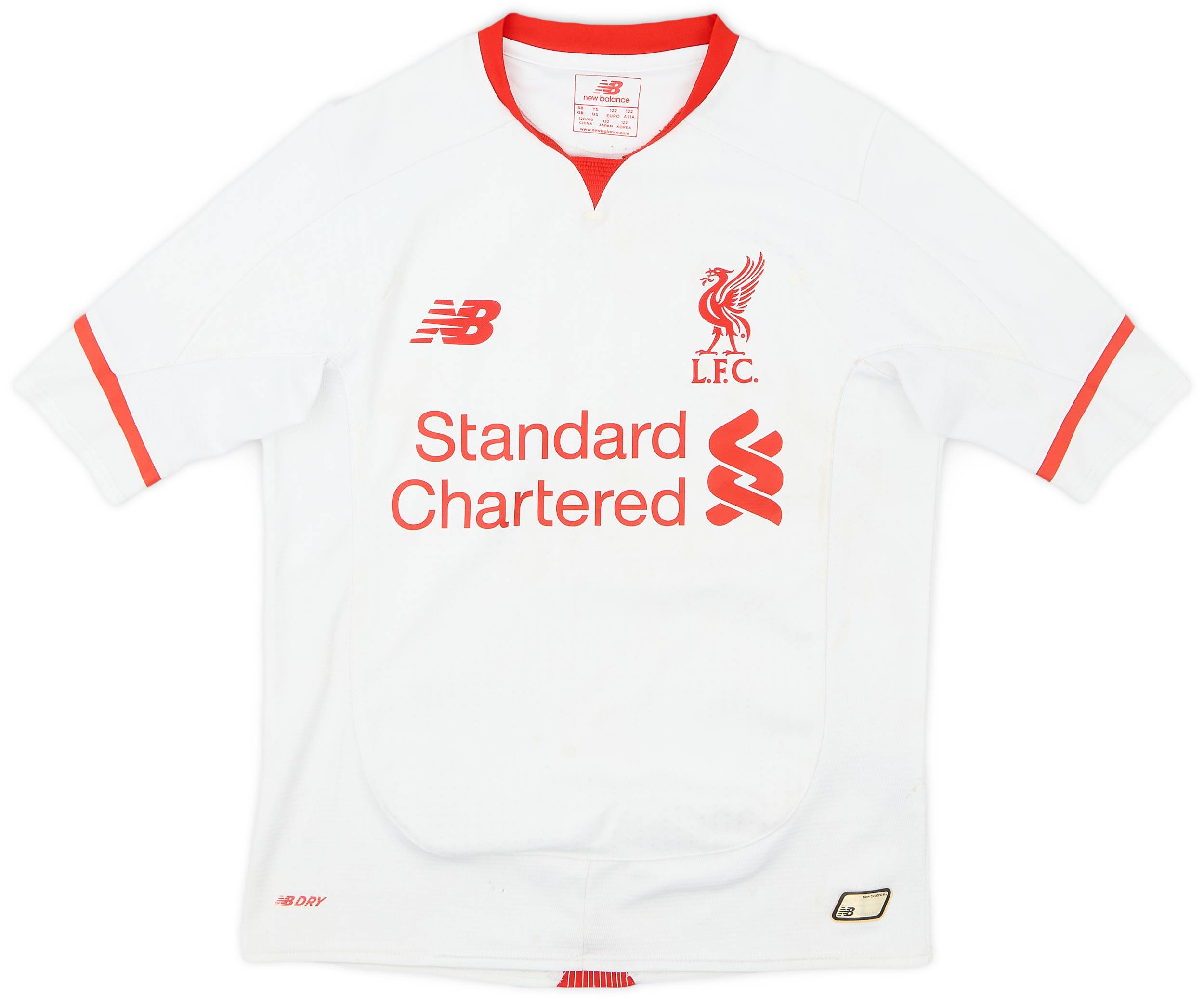 2015-16 Liverpool Away Shirt - 6/10 - (S.Boys)