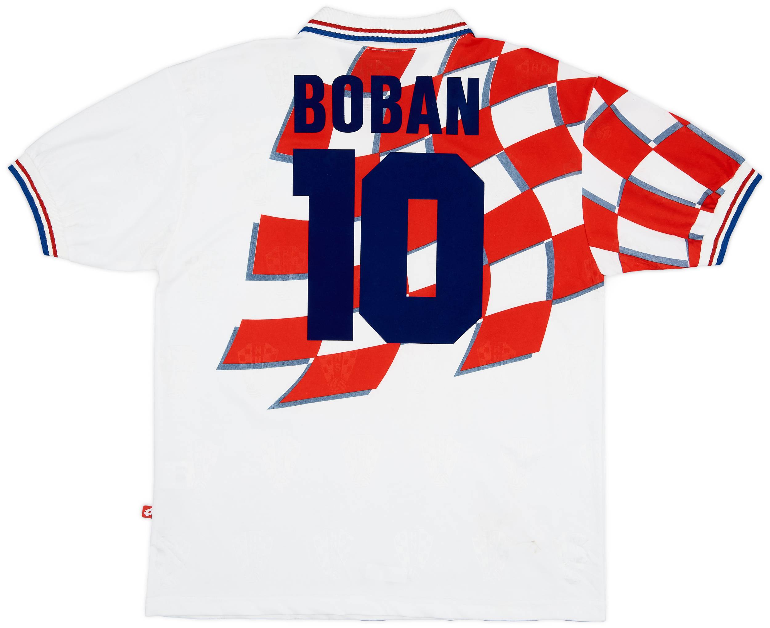1998-01 Croatia Home Shirt Boban #10 - 8/10 - (XL)