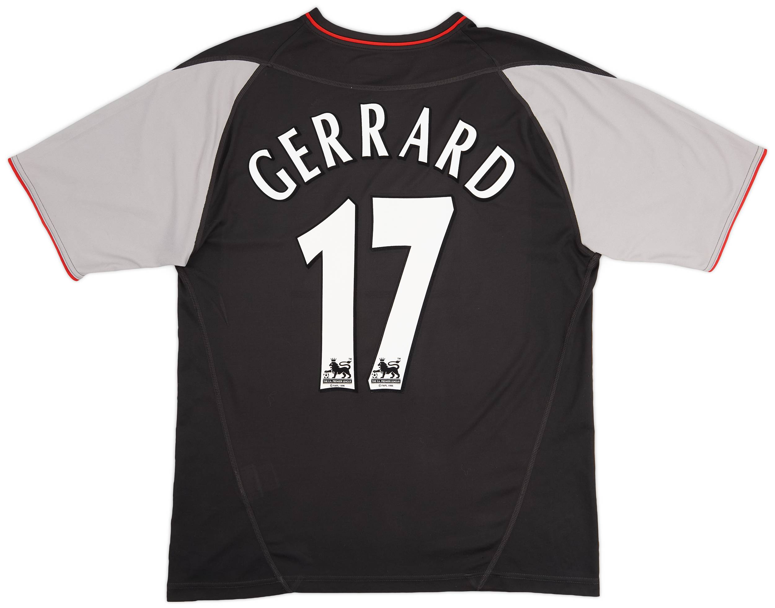 2002-04 Liverpool Away Shirt Gerrard #17 - 9/10 - (L)