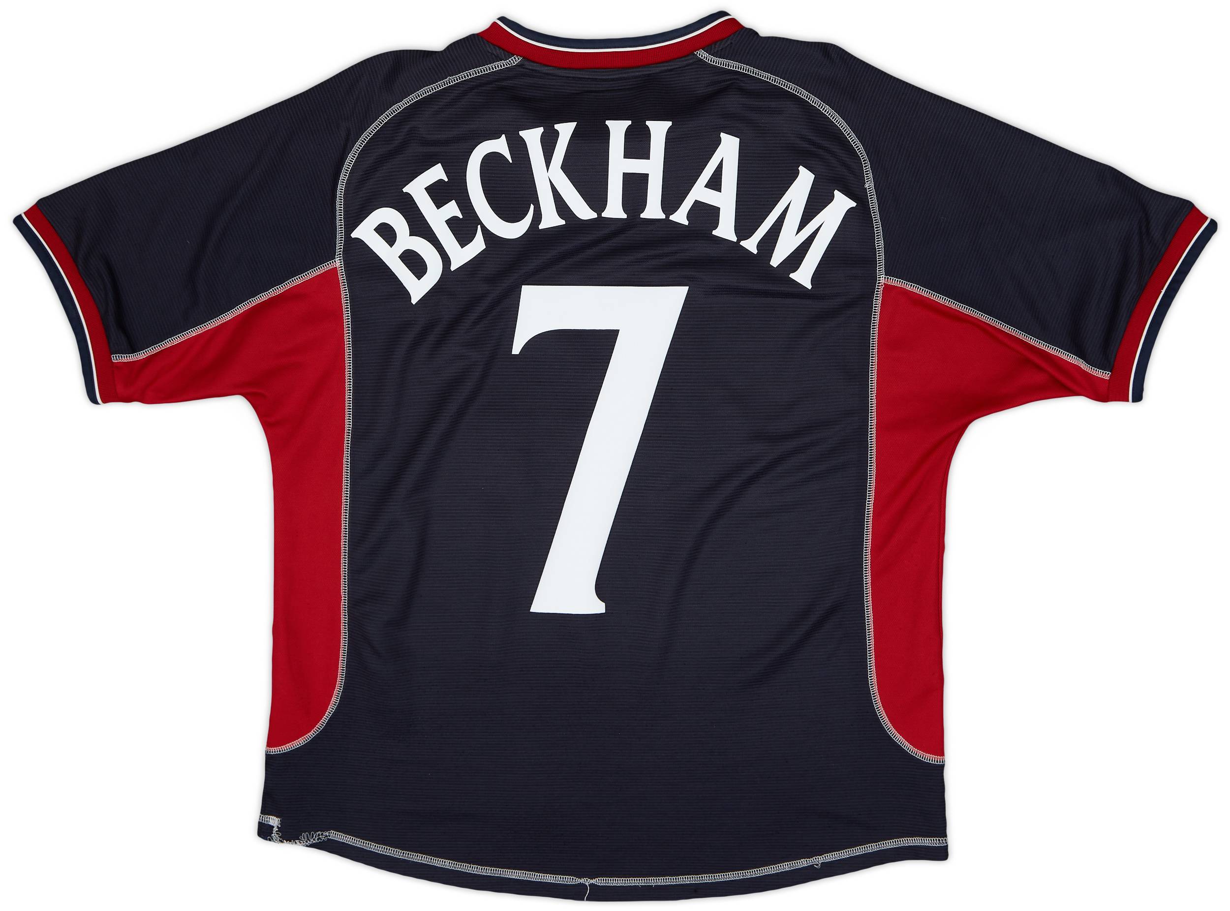 2000-01 Manchester United Third Shirt Beckham #7 - 8/10 - (XL.Boys)