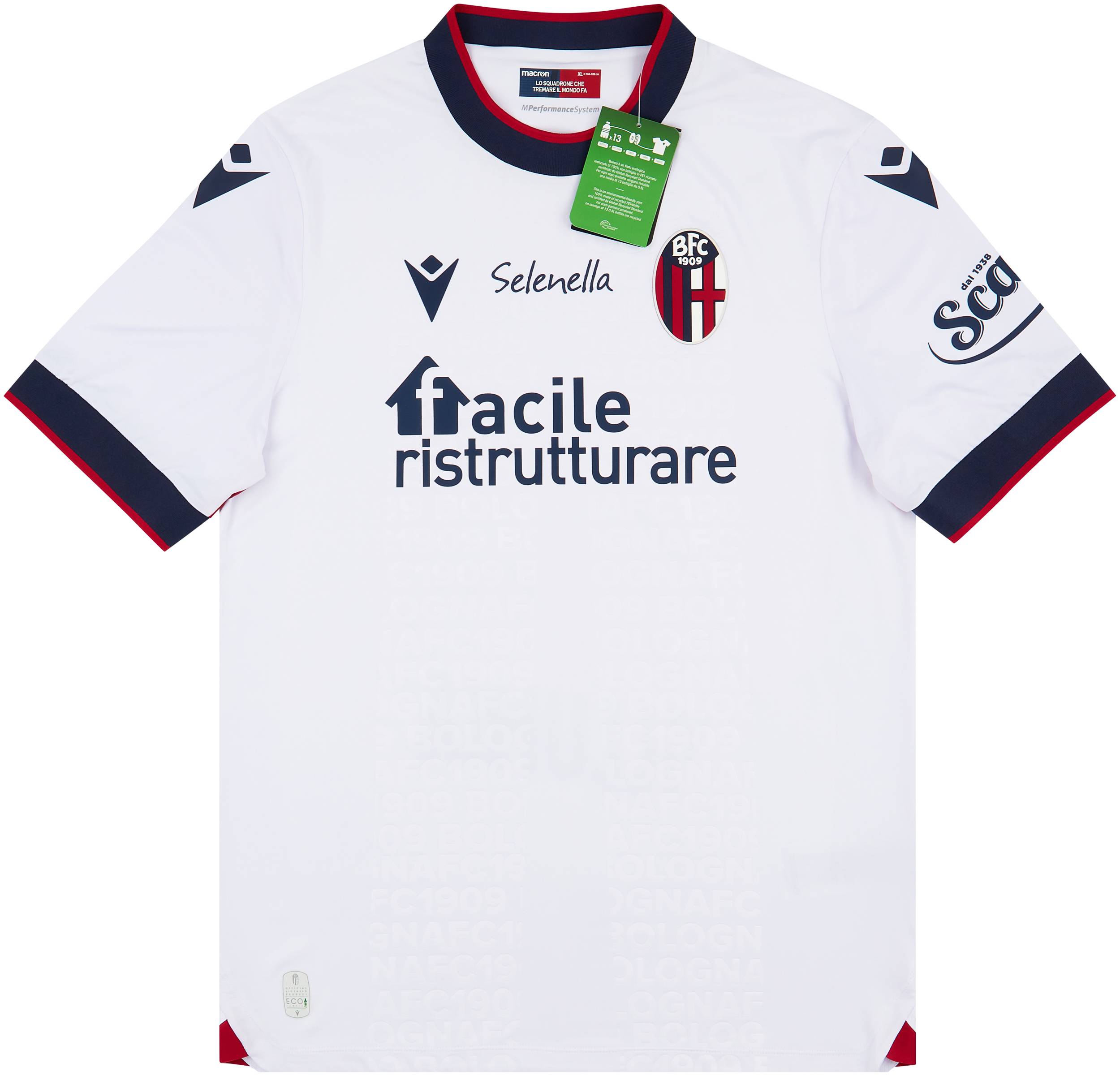 2021-22 Bologna Away Shirt