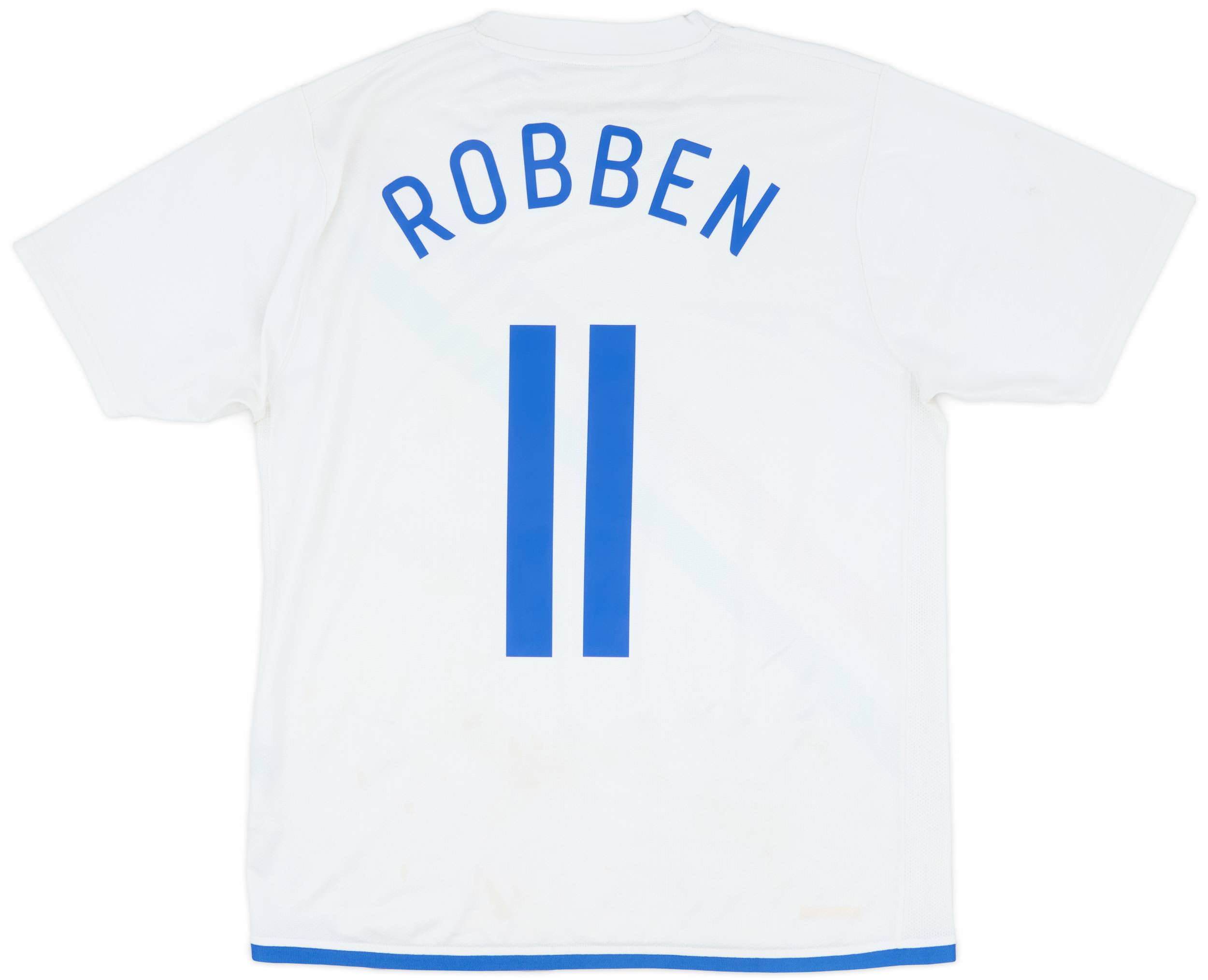2006-08 Netherlands Away Shirt Robben #11 - 5/10 - (S)