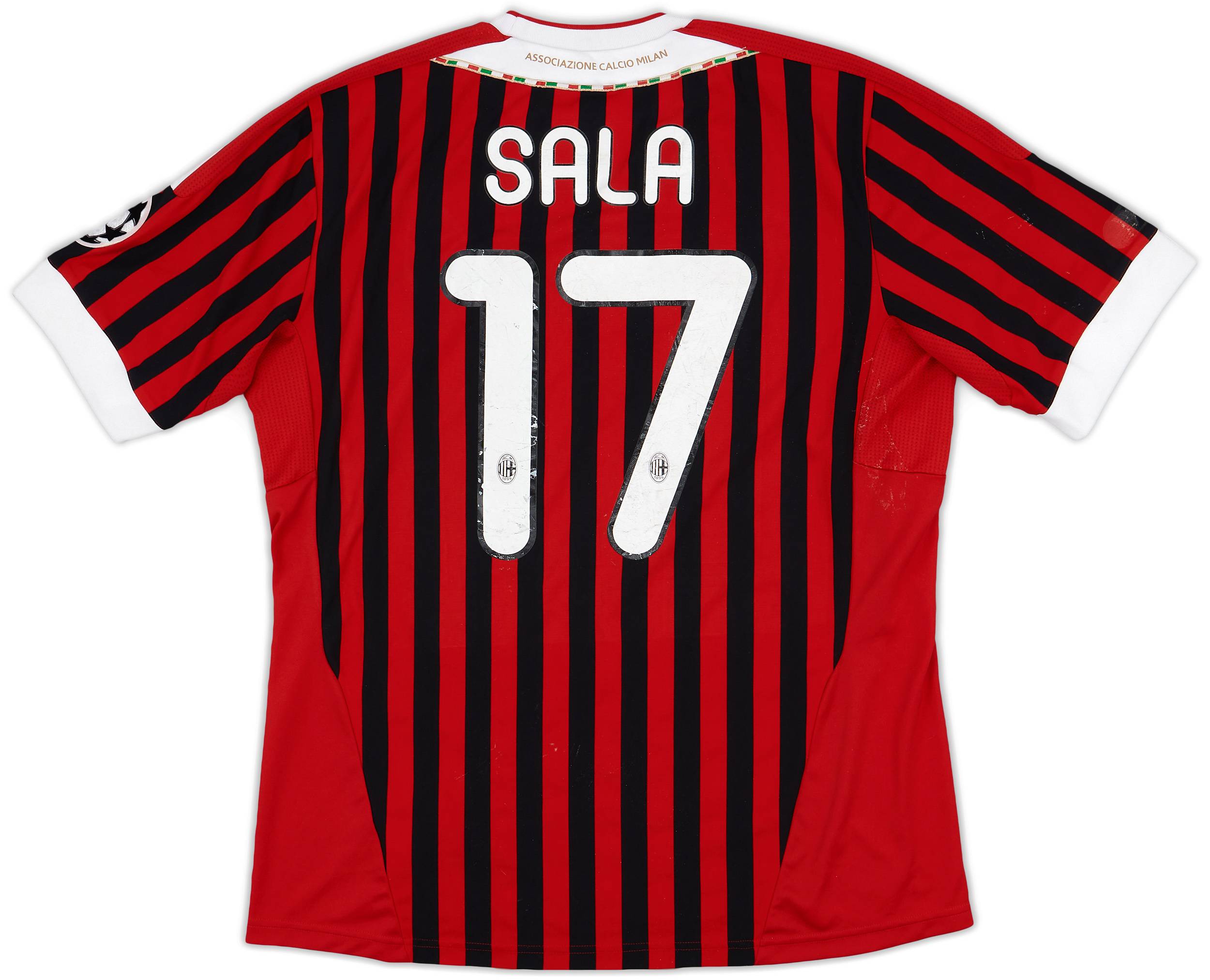 2011-12 AC Milan Home Shirt Sala #17 - 5/10 - (L)