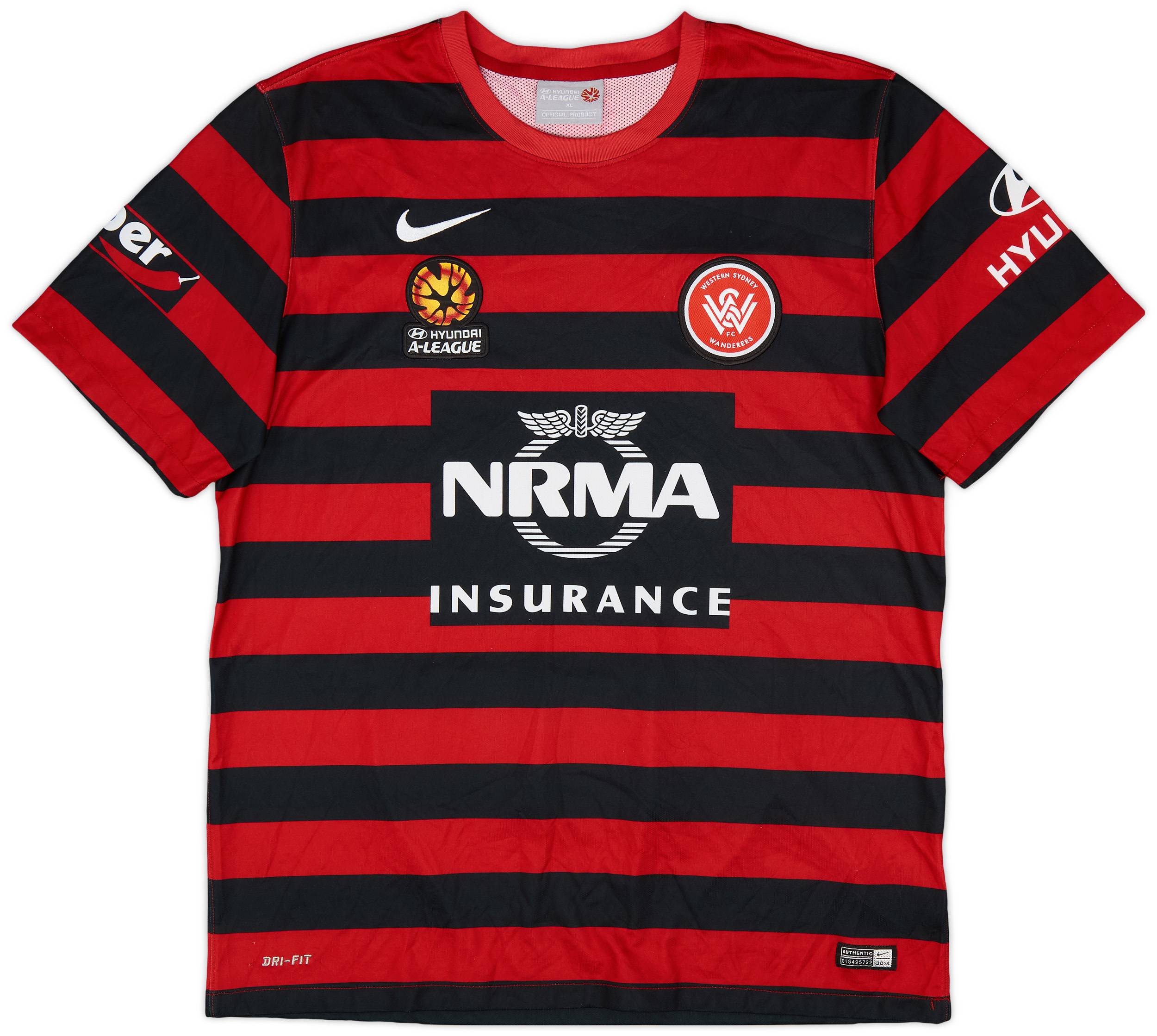 2014-15 Western Sydney Wanderers Home Shirt - 8/10 - (XL)