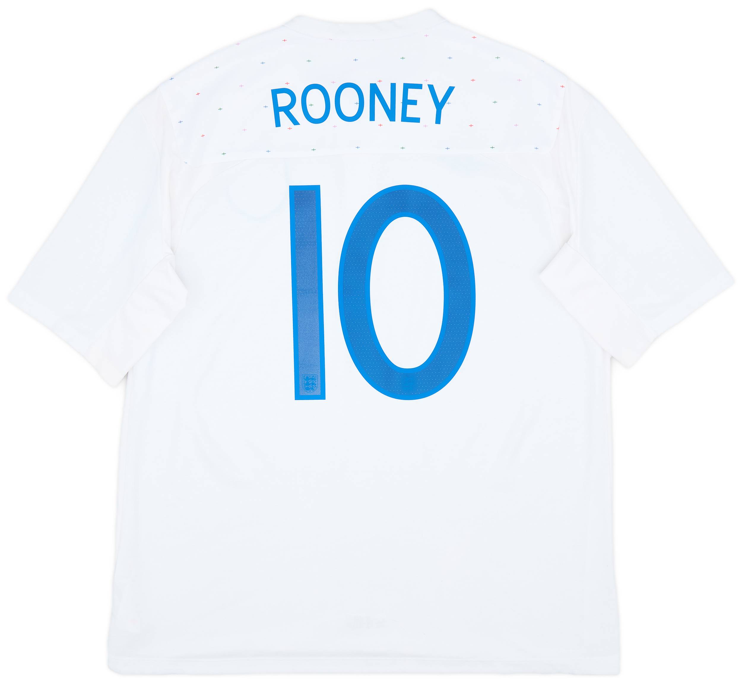 2010-11 England Home Shirt Rooney #10 - 8/10 - (XL)