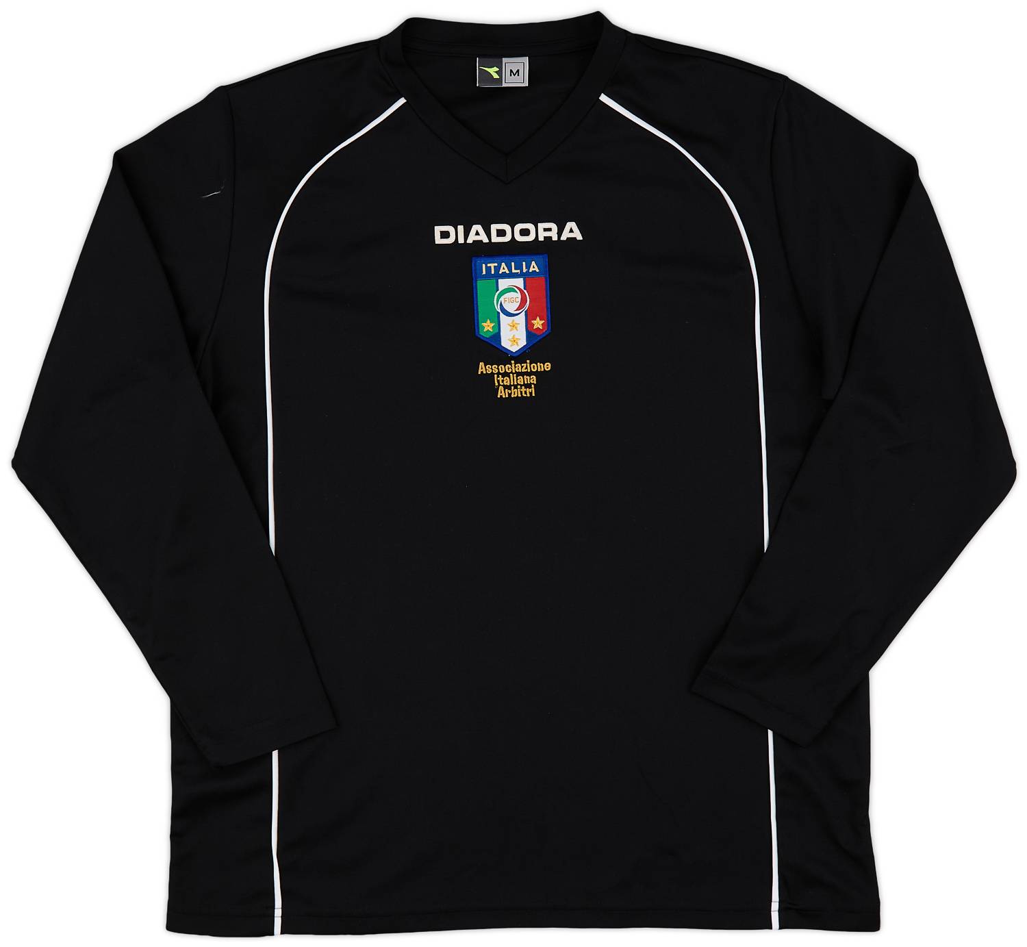 2000s Italy Diadora Referee Training L/S Shirt - 9/10 - (M)