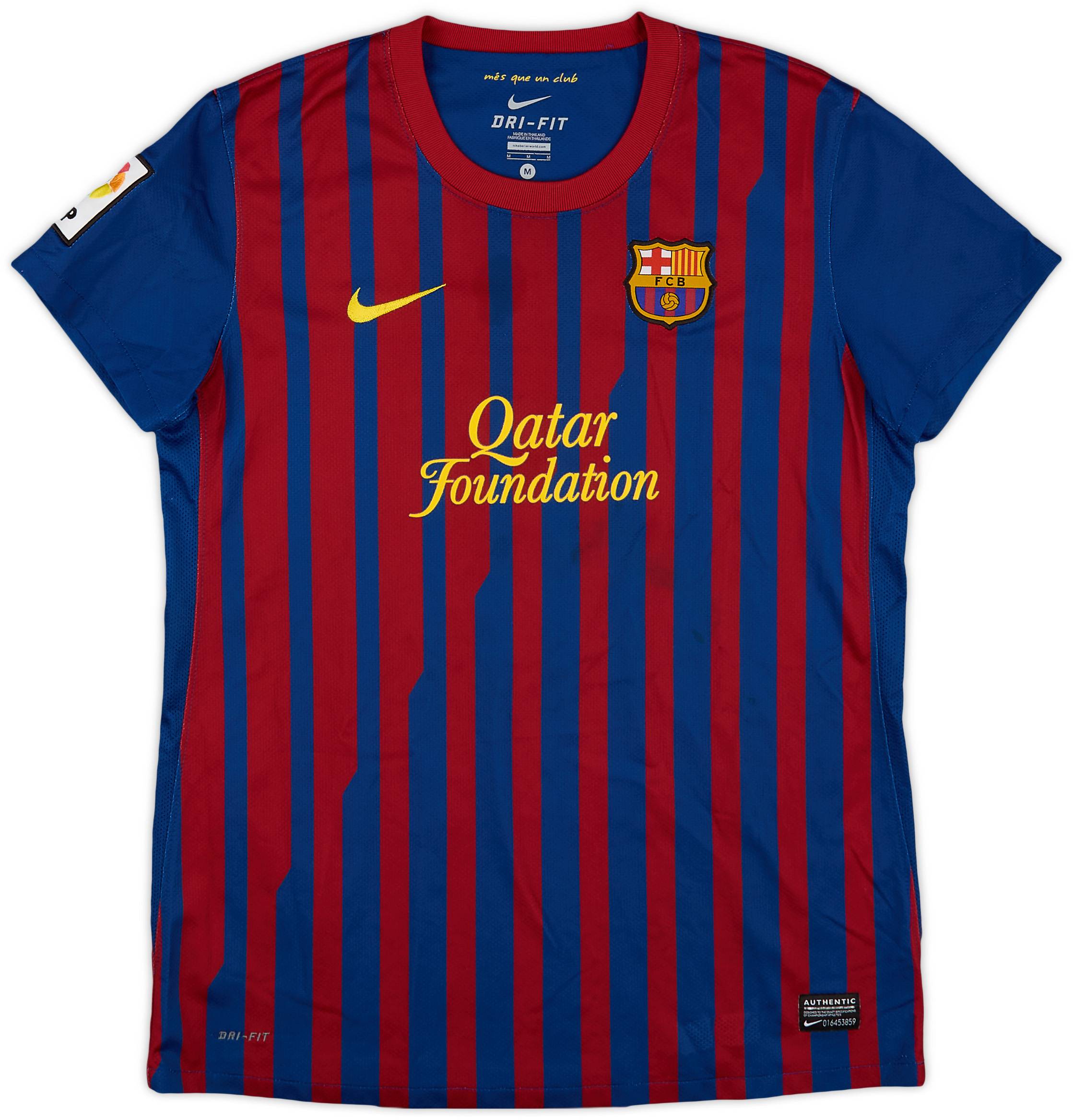2011-12 Barcelona Home Shirt - 7/10 - (Women's M)