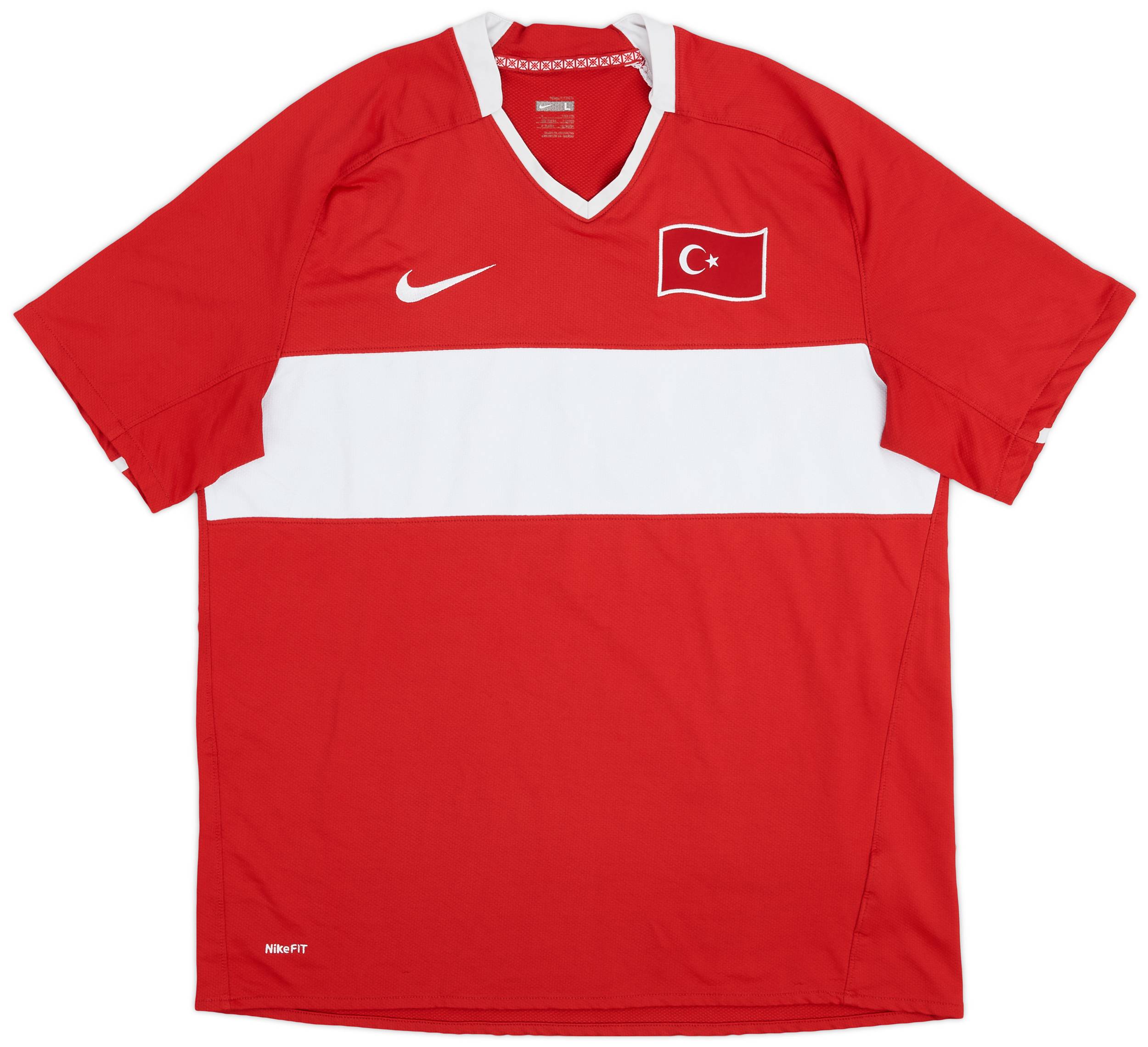 2008-10 Turkey Home Shirt - 8/10 - (L)