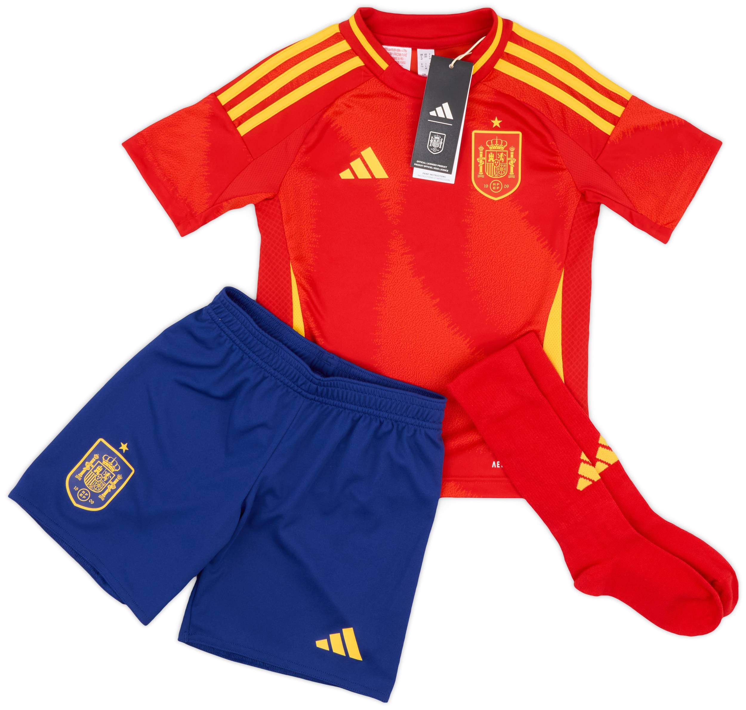 2024-25 Spain Home Full Kit (Little Kids)