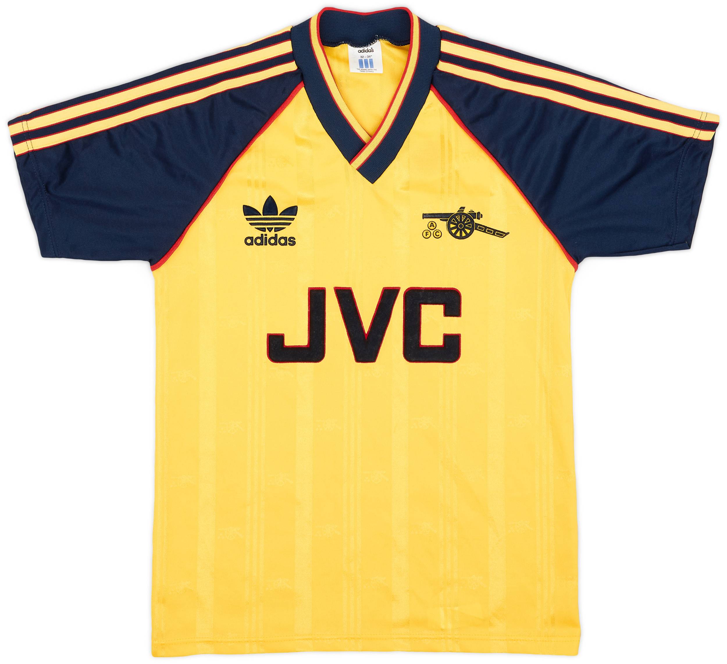 1988 91 Arsenal Away Shirt 9 10 Y