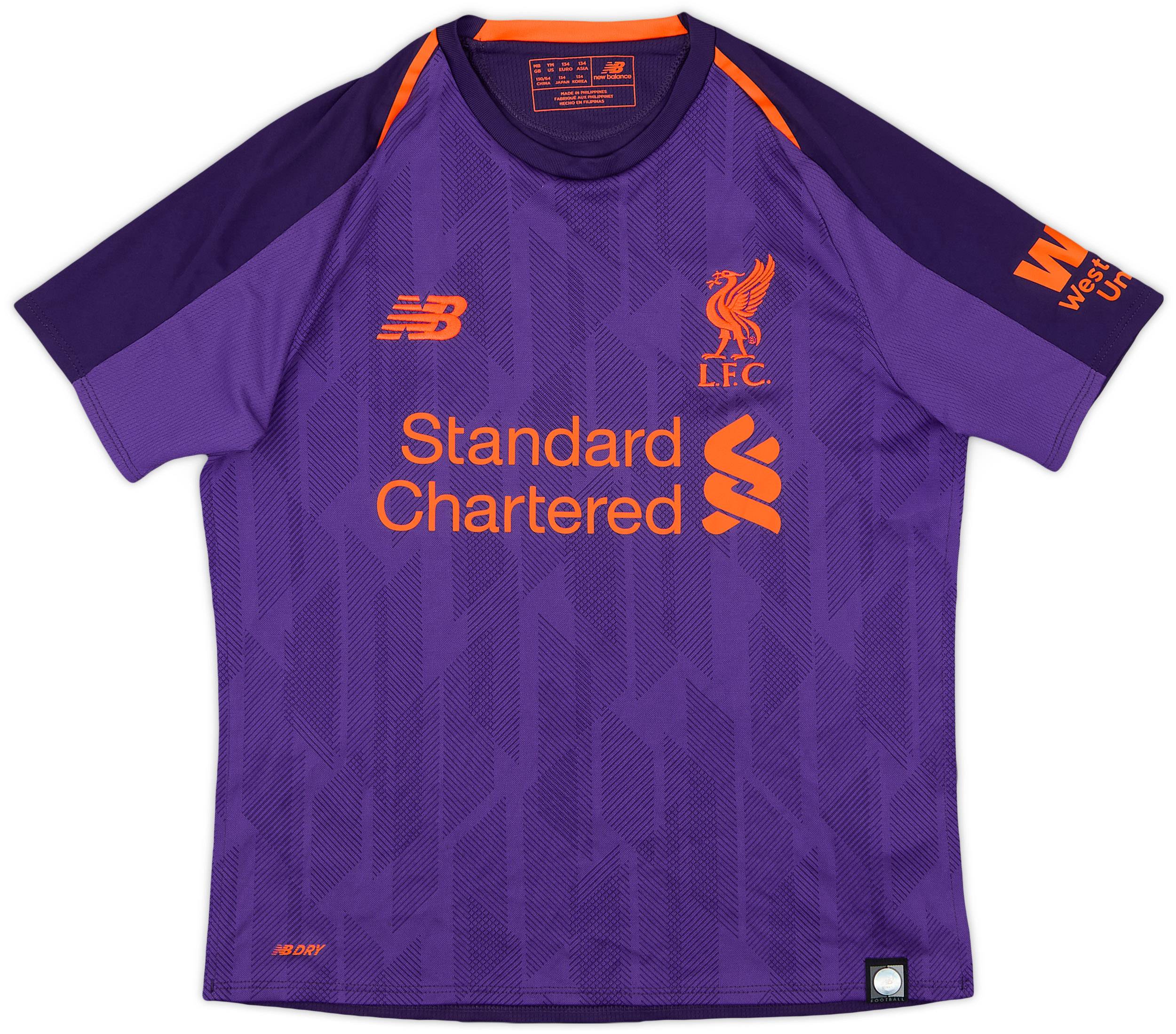 2018-19 Liverpool Away Shirt - 8/10 - (M.Boys)