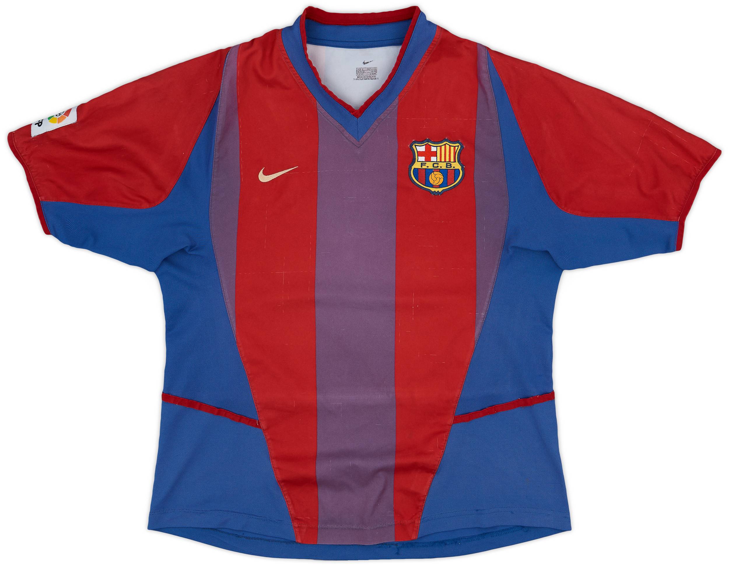 2002-03 Barcelona Home Shirt - 5/10 - (S)