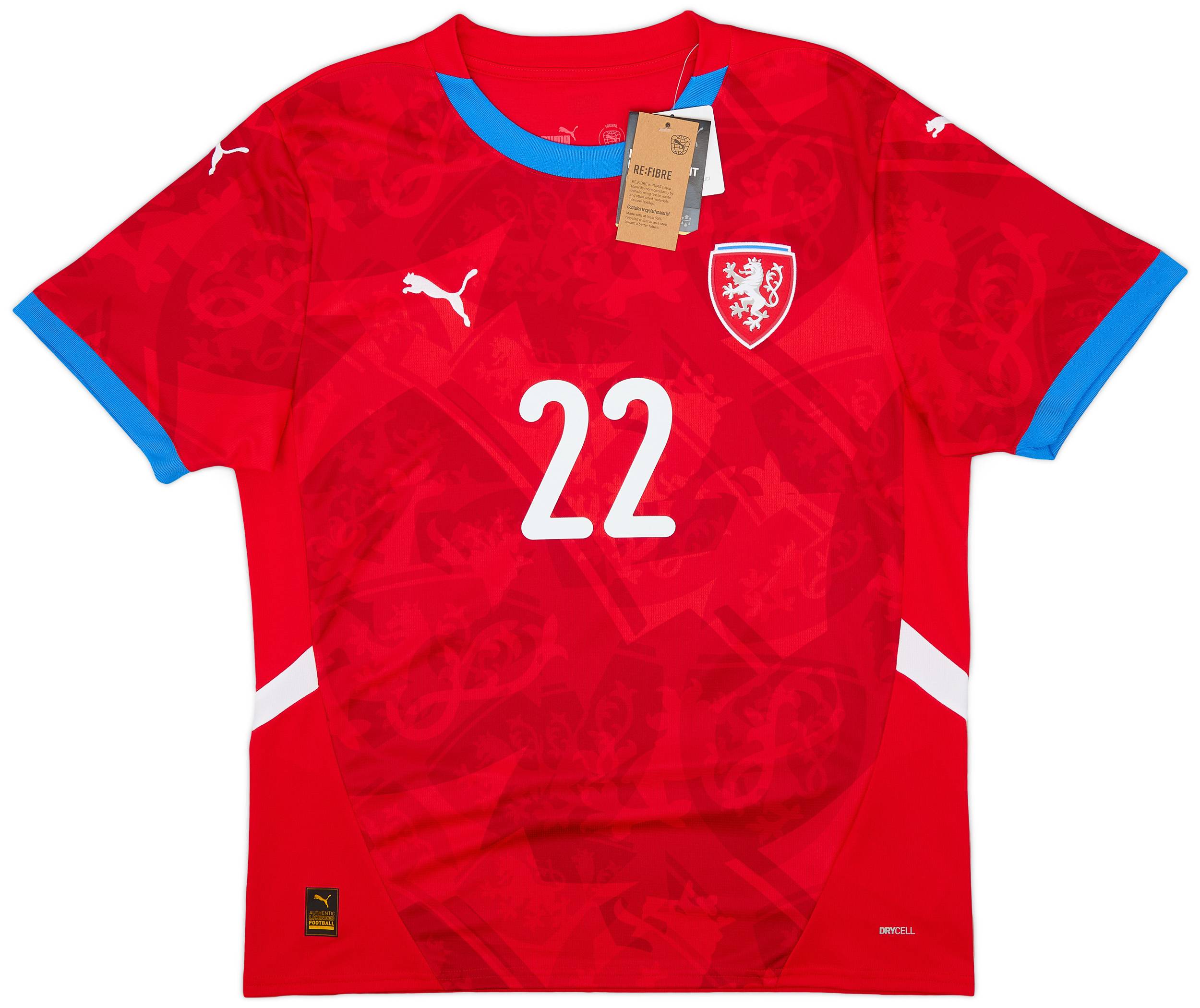 2024-25 Czech Republic Home Shirt Soucek #22