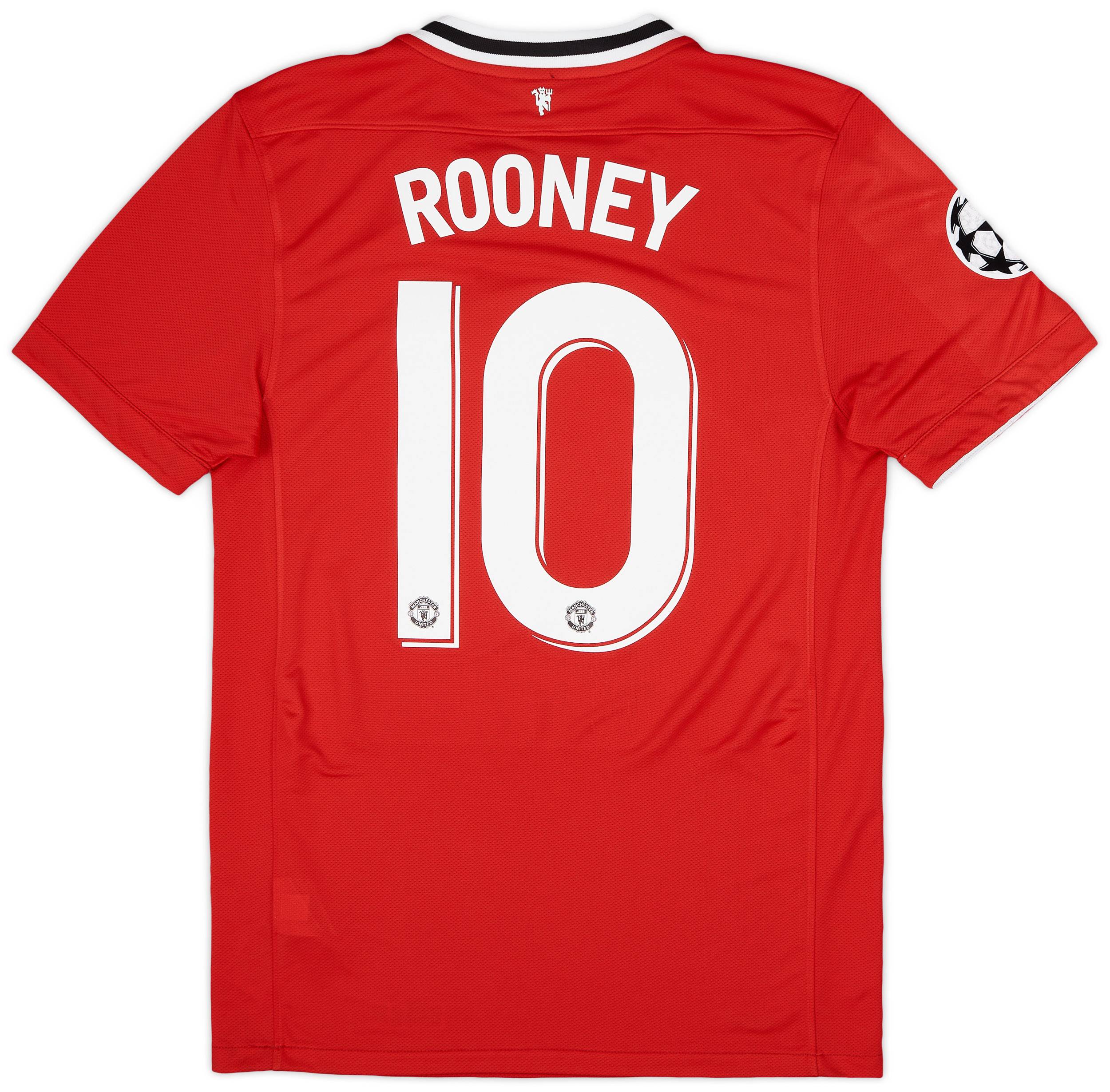 2011-12 Manchester United Home Shirt Rooney #10 (S)