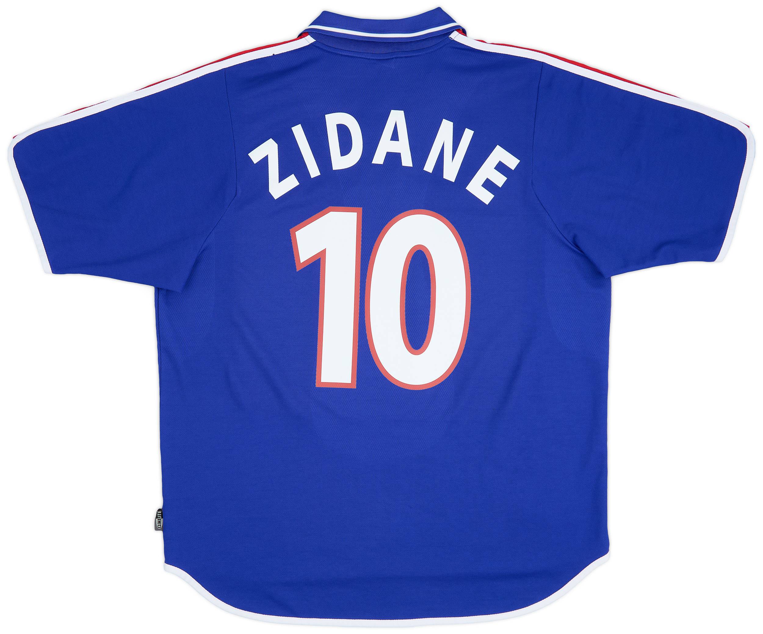2000-02 France Home Shirt Zidane #10 - 9/10 - (XL)