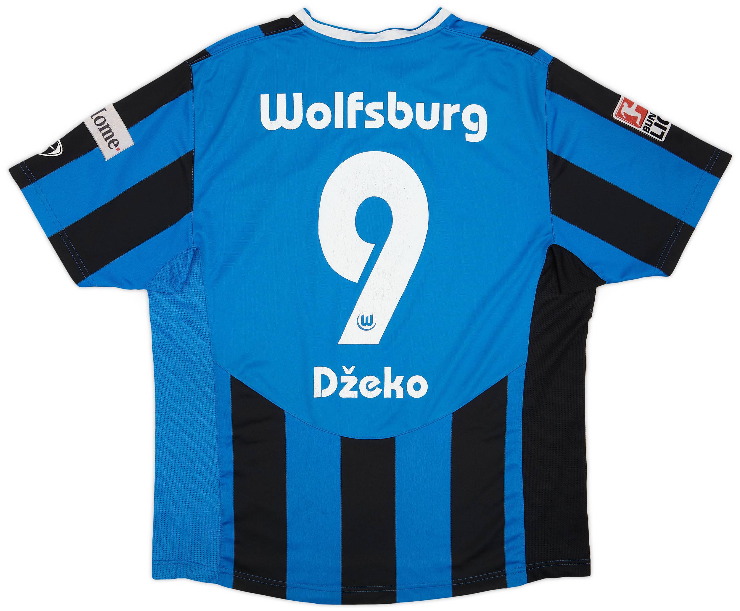 2008-09 Wolfsburg Away Shirt Dzeko #9 - 6/10 - (XL)